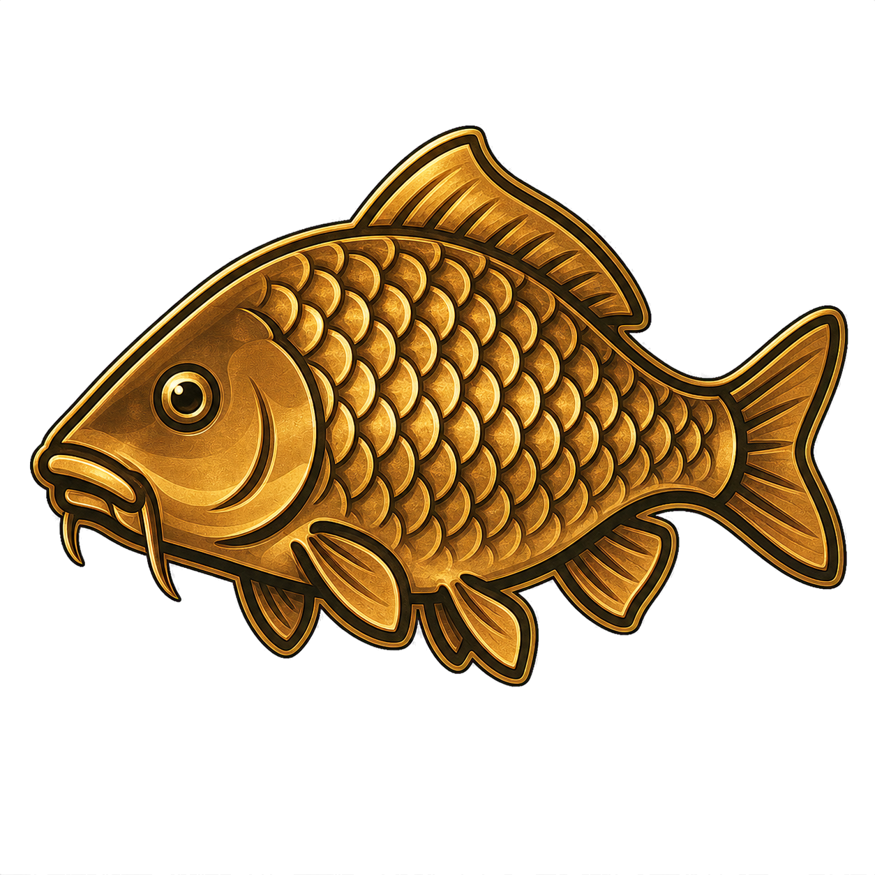 Common Carp fish artwork