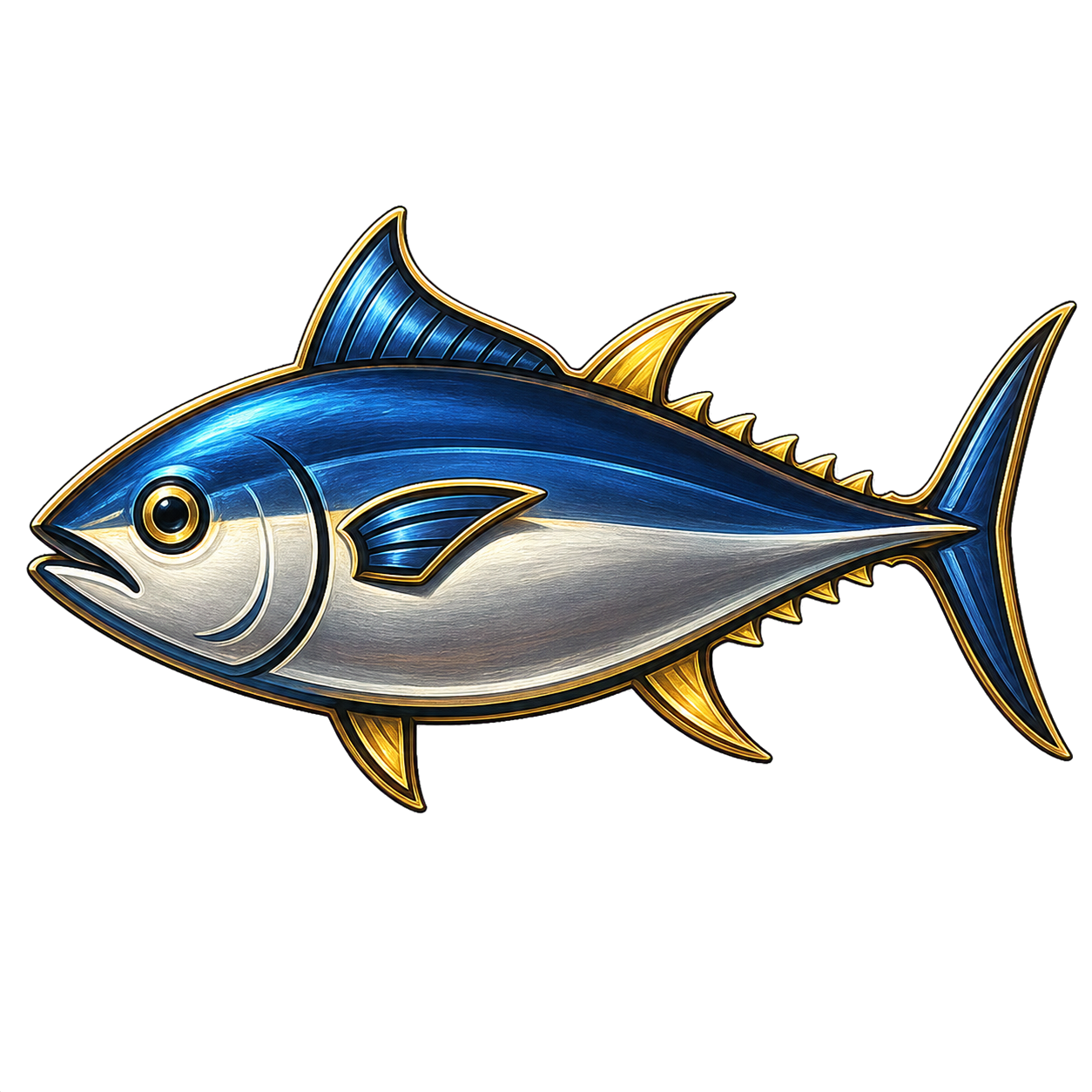 Common Tuna fish artwork
