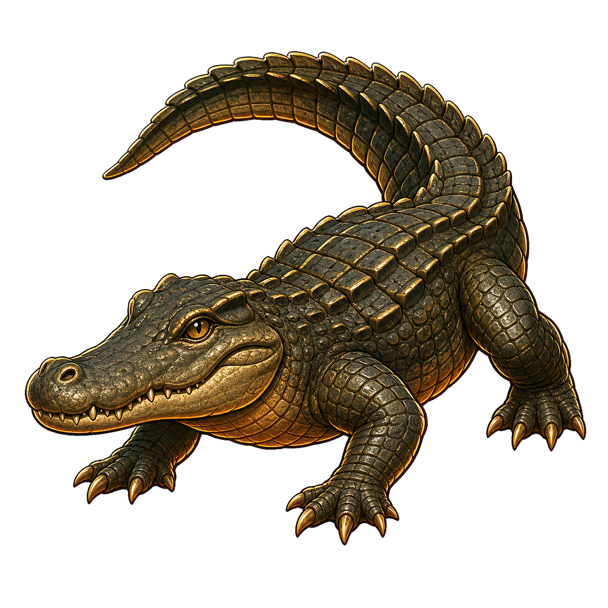 Common Alligator animal artwork