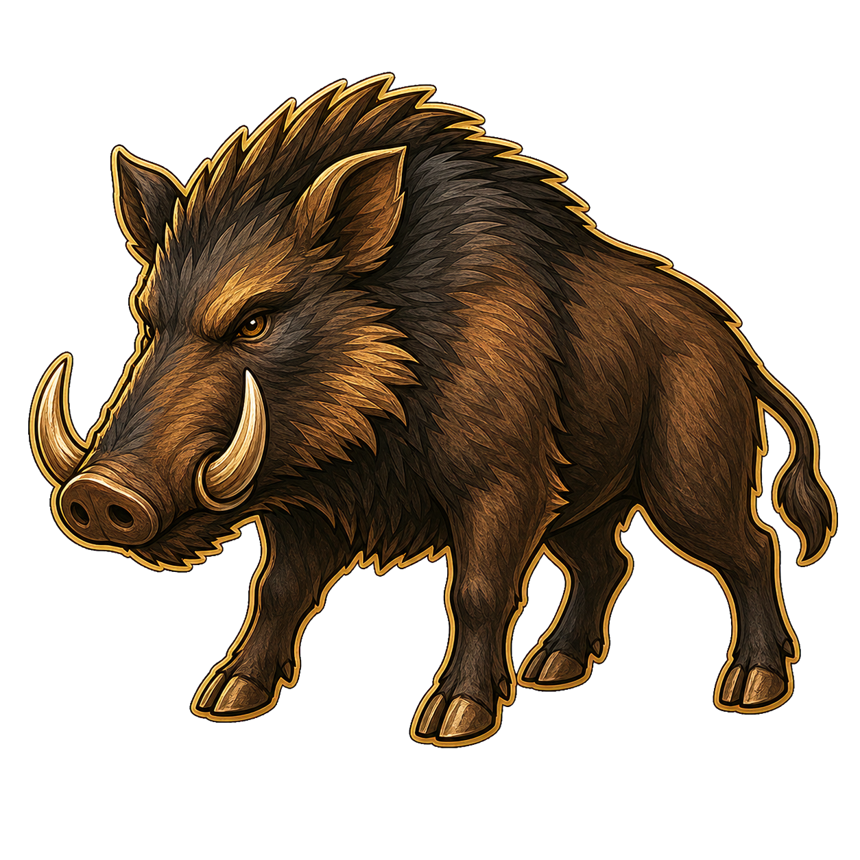 Common Boar animal artwork