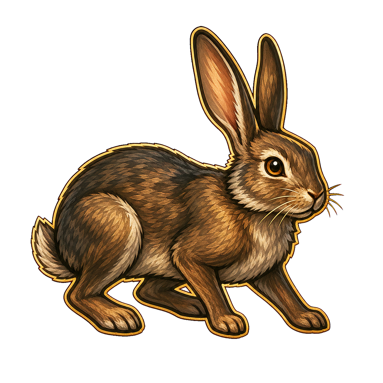 Common Rabbit animal artwork